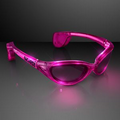 5 Day Imprintable Blinking Pink Sunglasses